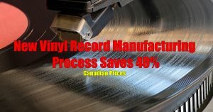 New Vinyl Record Manufacturing Process Saves 40%